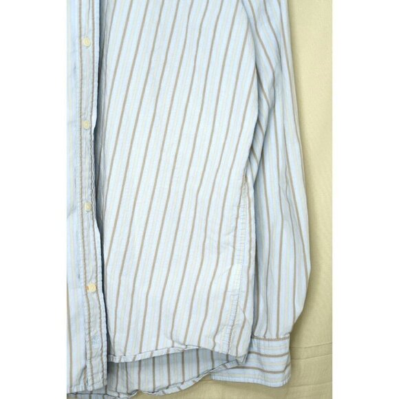 Timberland Shirt Light Blue Long Sleeve Stratham Issue Button Up Men's Size XXL - Picture 5 of 13
